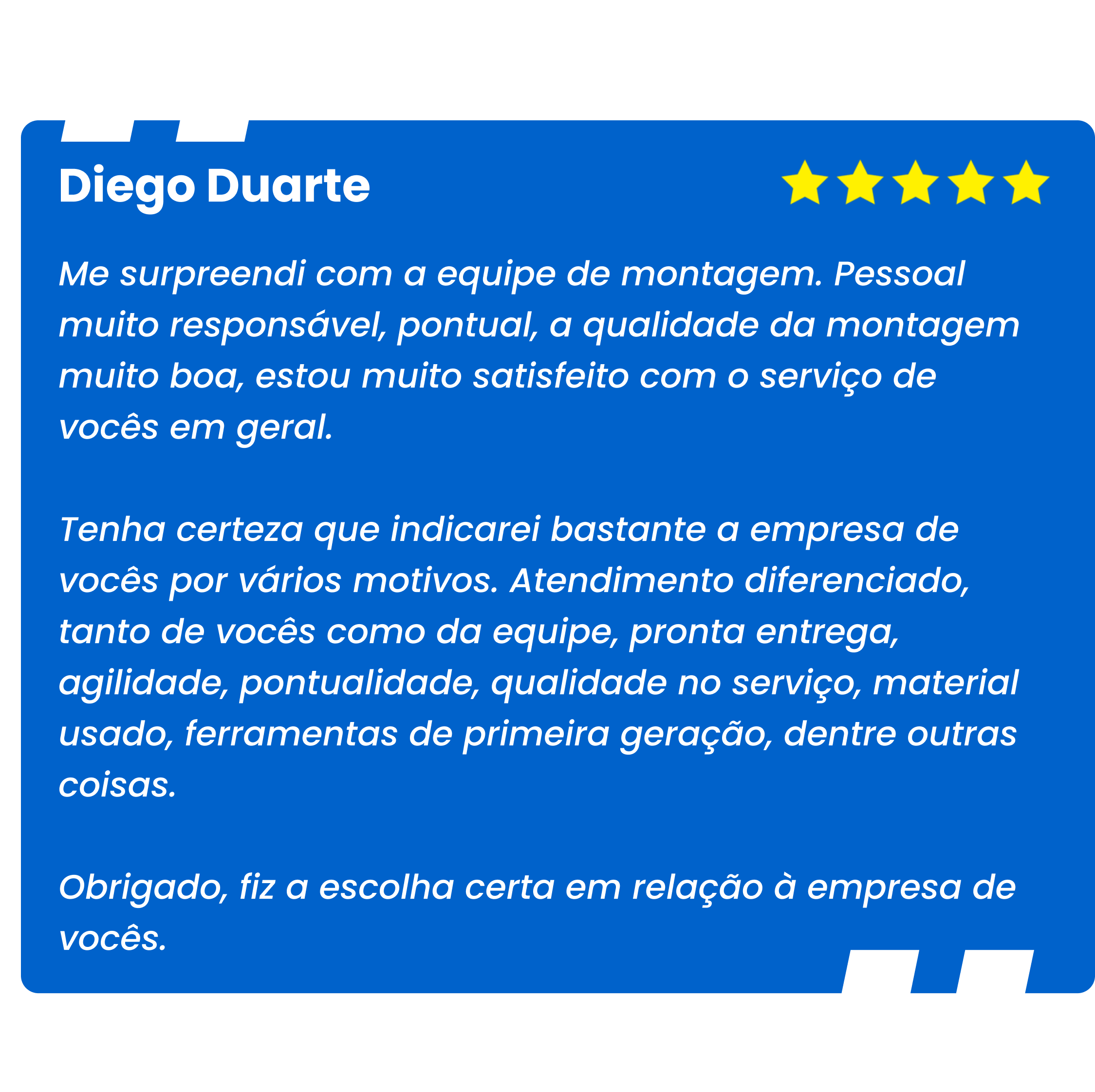 Comentário de Diego Duarte