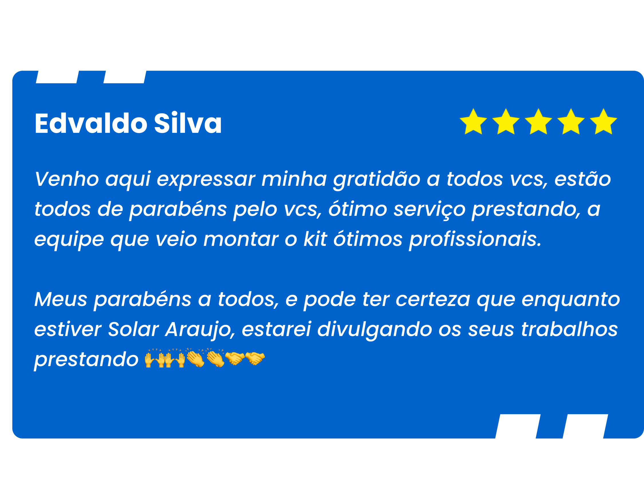 Comentário de Edvaldo Silva