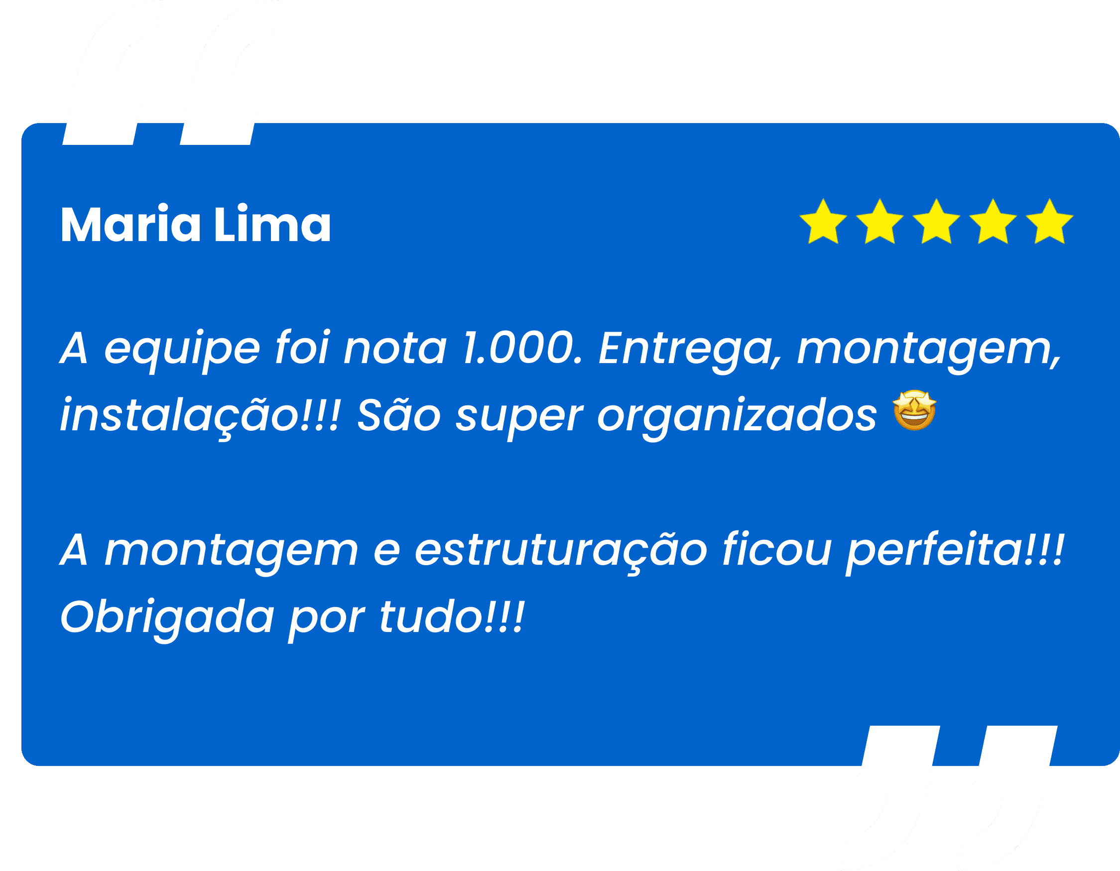 FEEDBACK Maria Lima