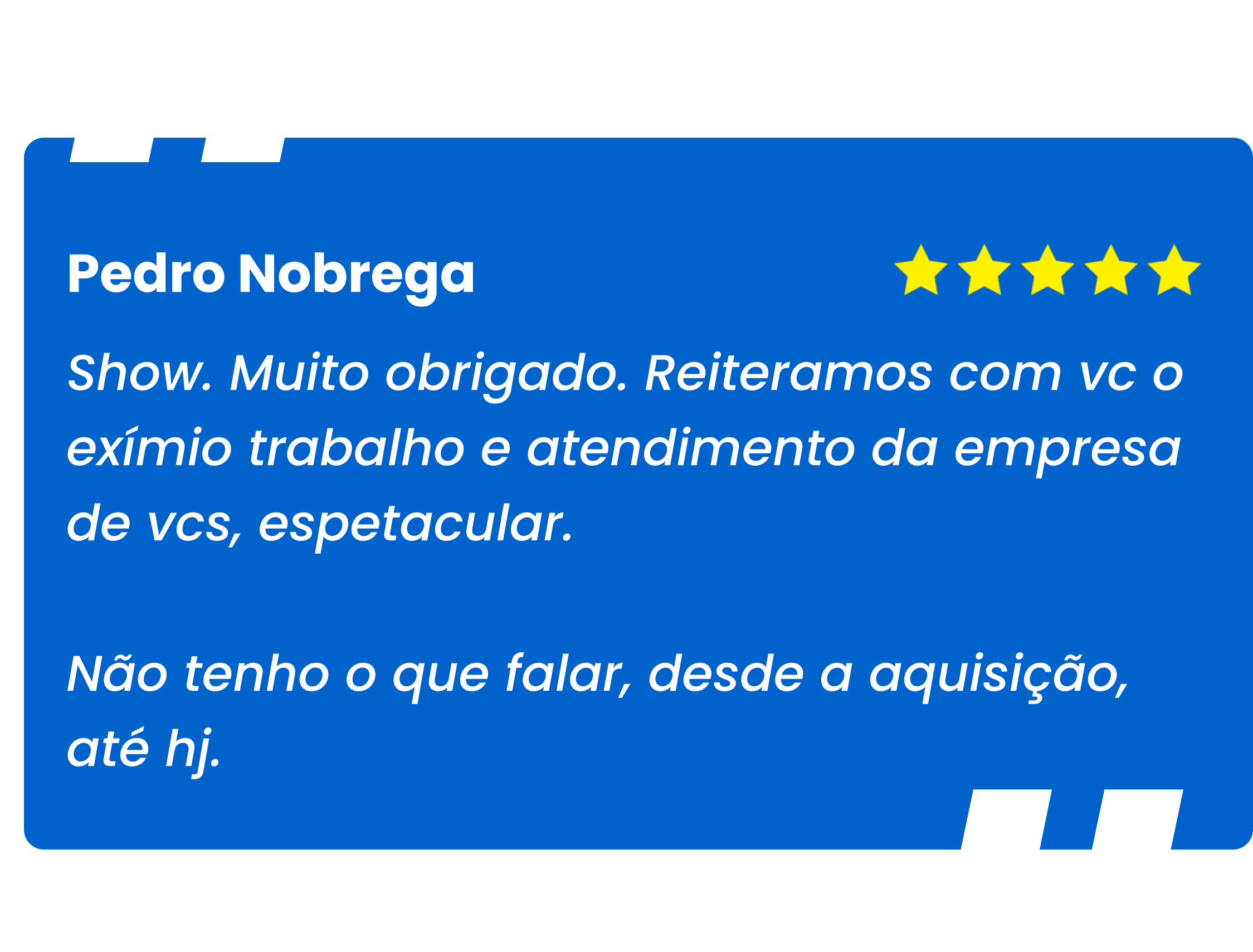 Comentário de Pedro Nobrega